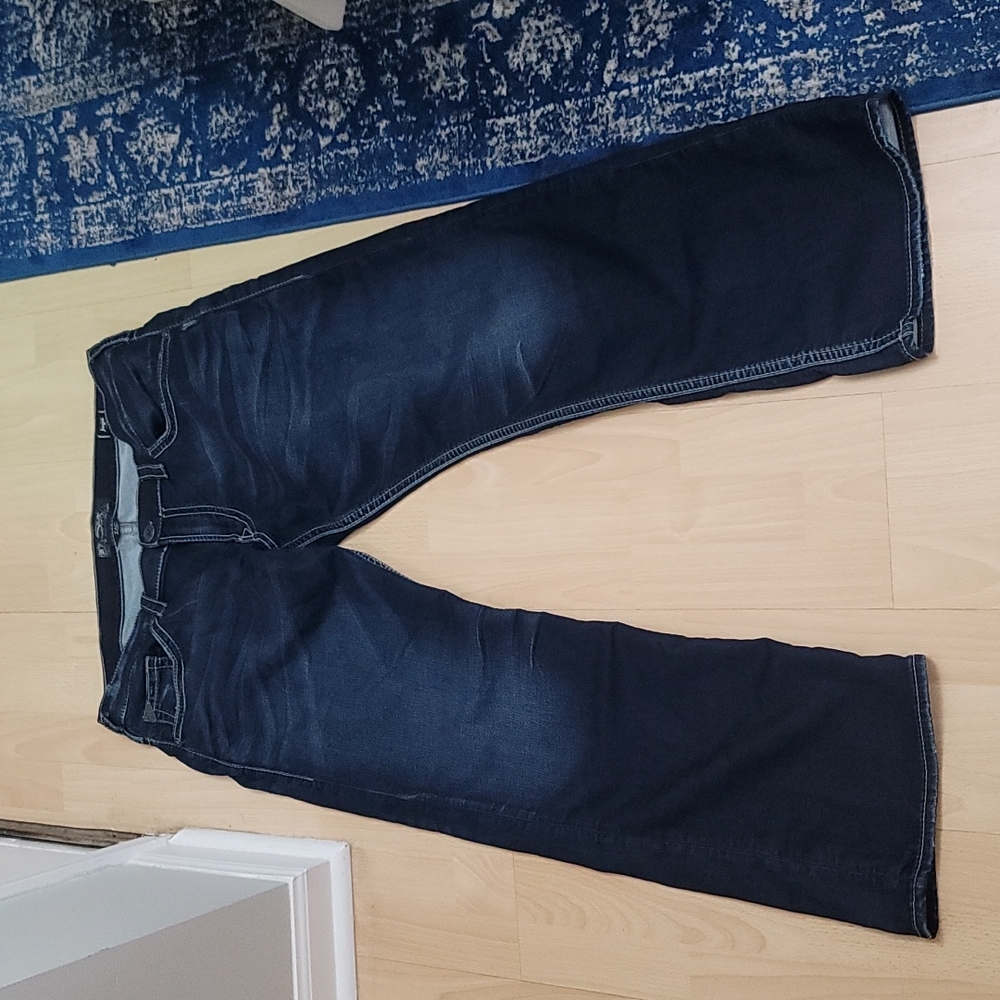 Silver Jeans Men's Stretch Zac Straight Fit Jeans 38x32